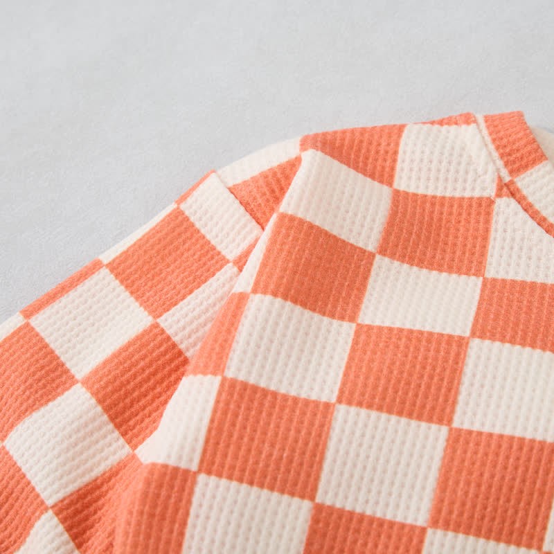 Baby Toddler Checkerboard Waffle 2-piece Set - image 4
