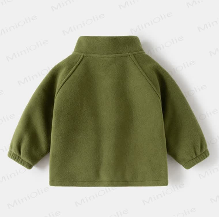 Toddler Polar Fleece Stand Collar Outerwear - image 10