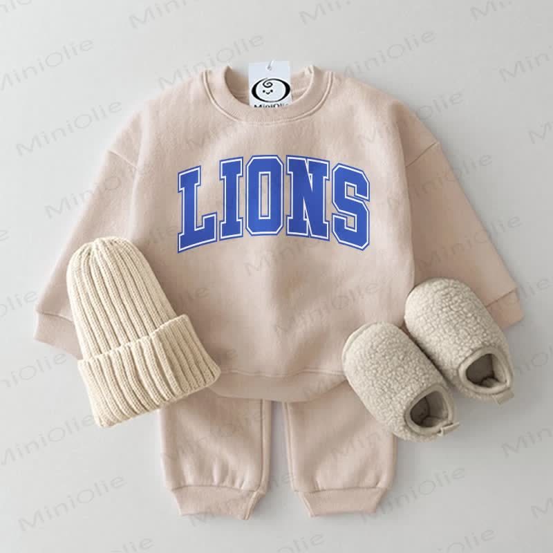 LIONS Baby 2-piece Beige Set - Beige - 2-3T - image 1