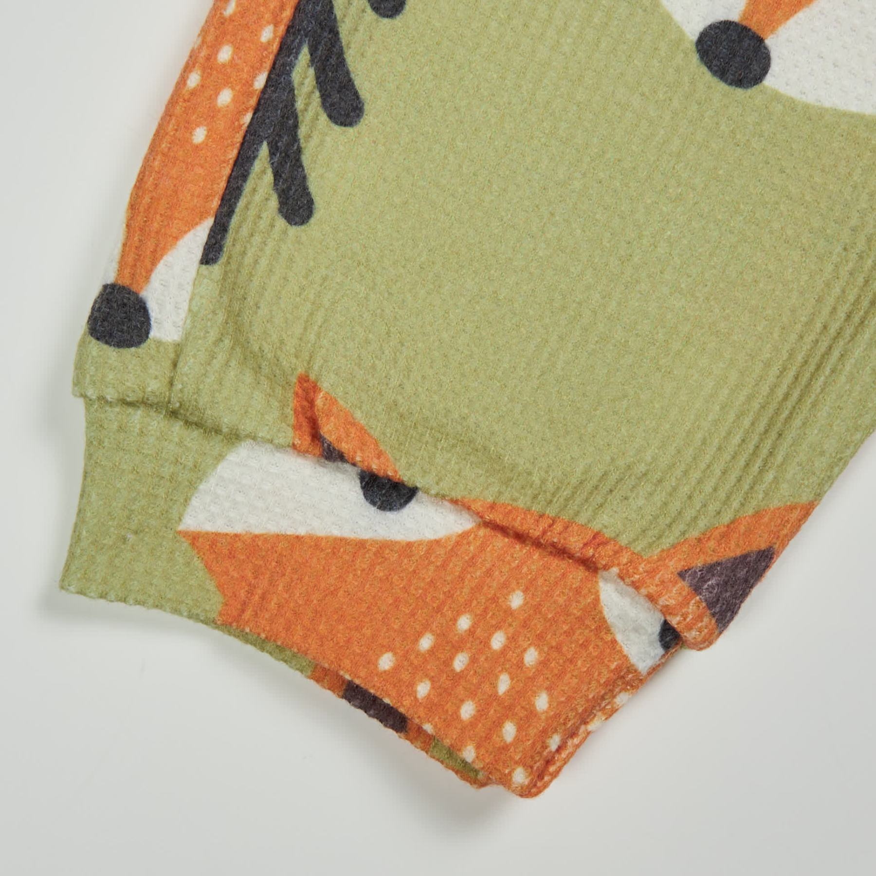 Baby Toddler Fox Green Waffle 2-piece Set - image 6