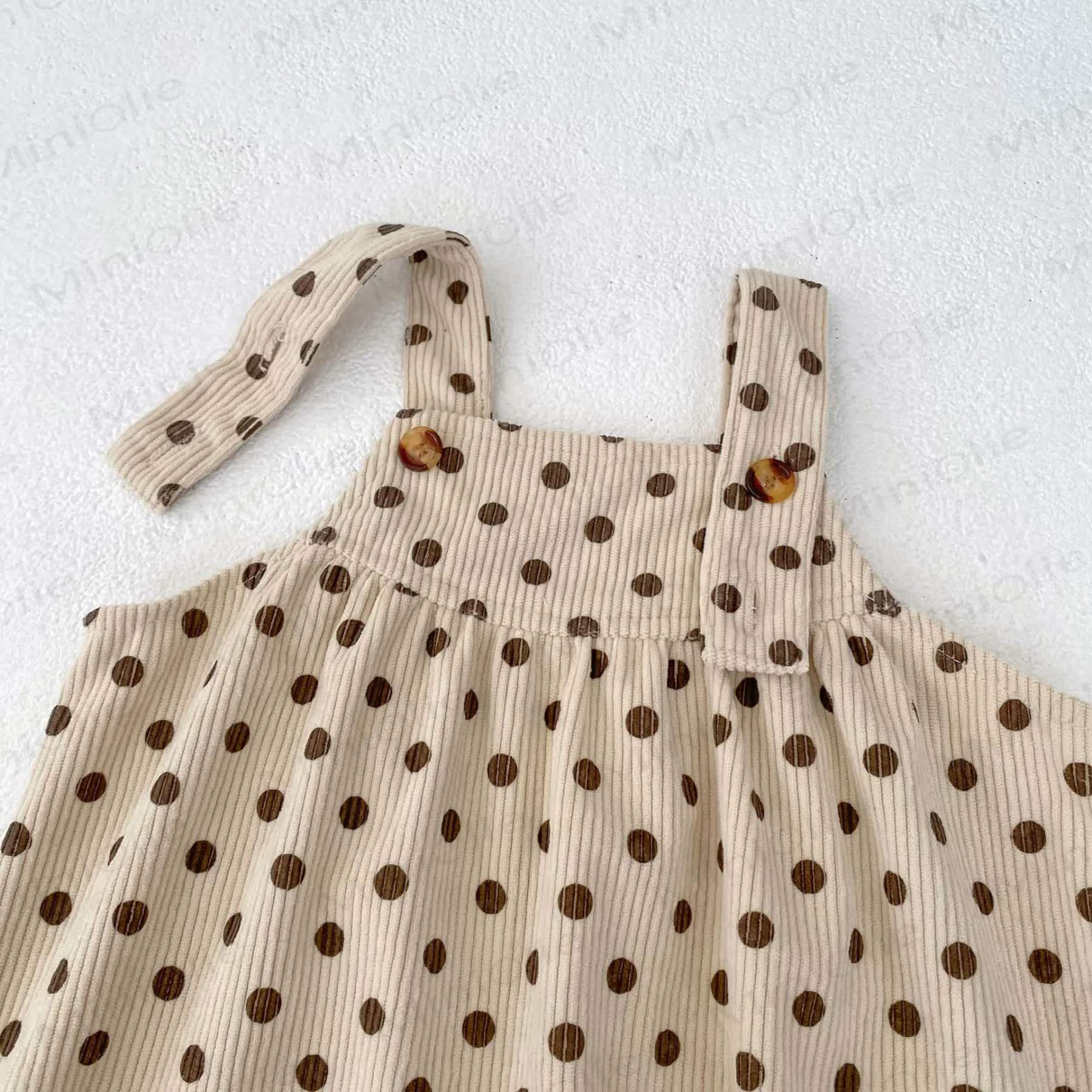 Baby Girl Polka Dot Overalls - image 6