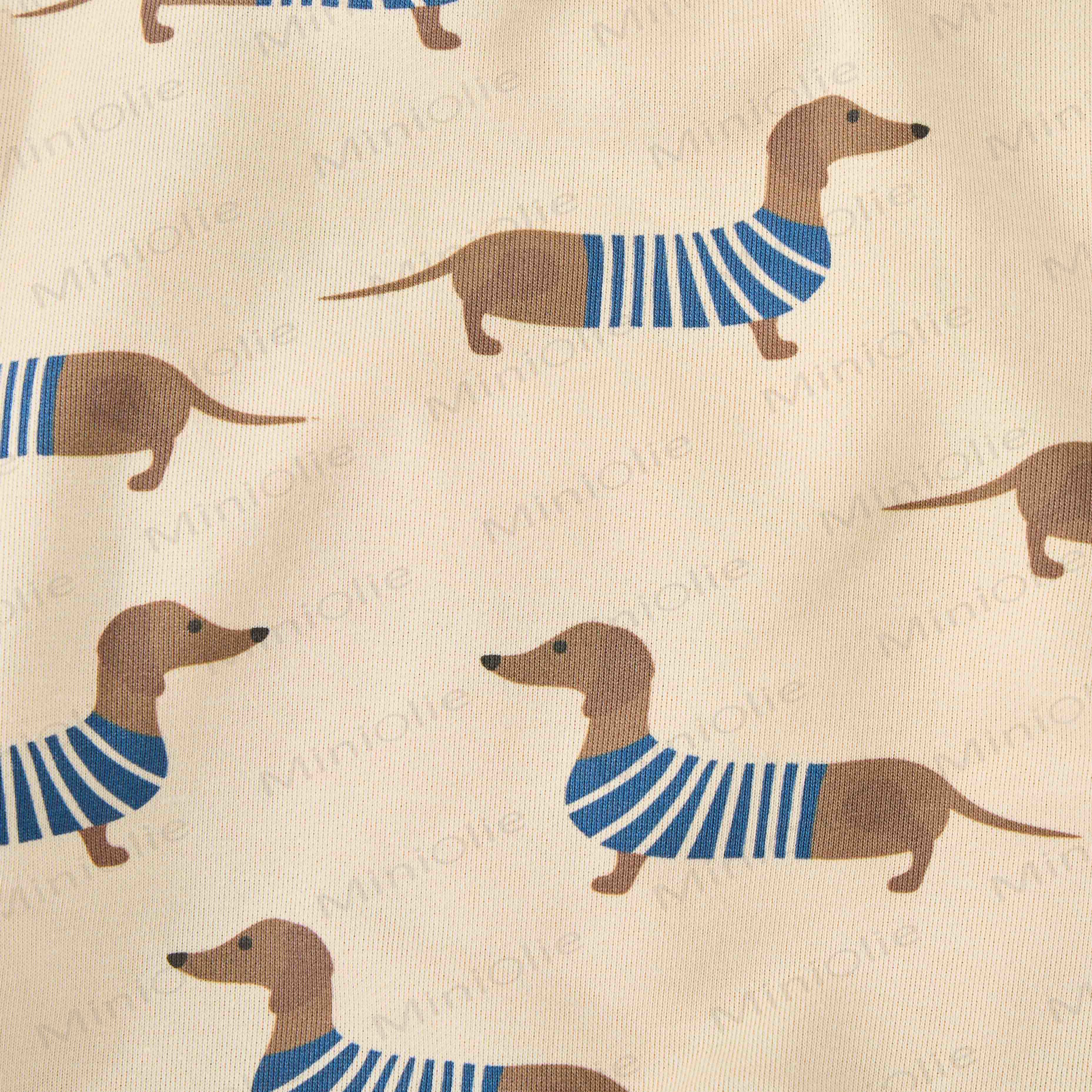 Baby Dachshund 2-piece Beige Set - image 4