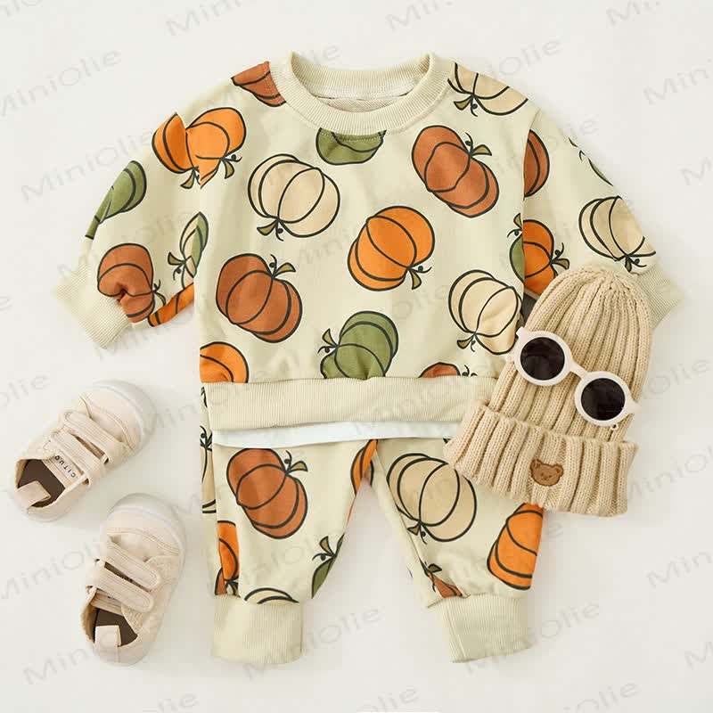 Baby Pumpkin Beige 2-piece Set - image 2