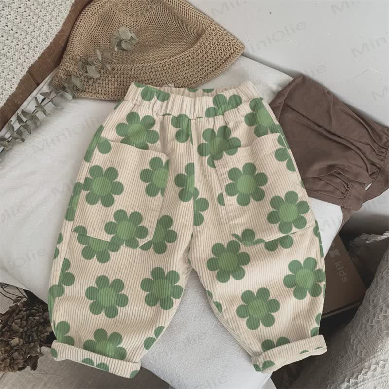 Baby Toddler Floral Pants - image 1
