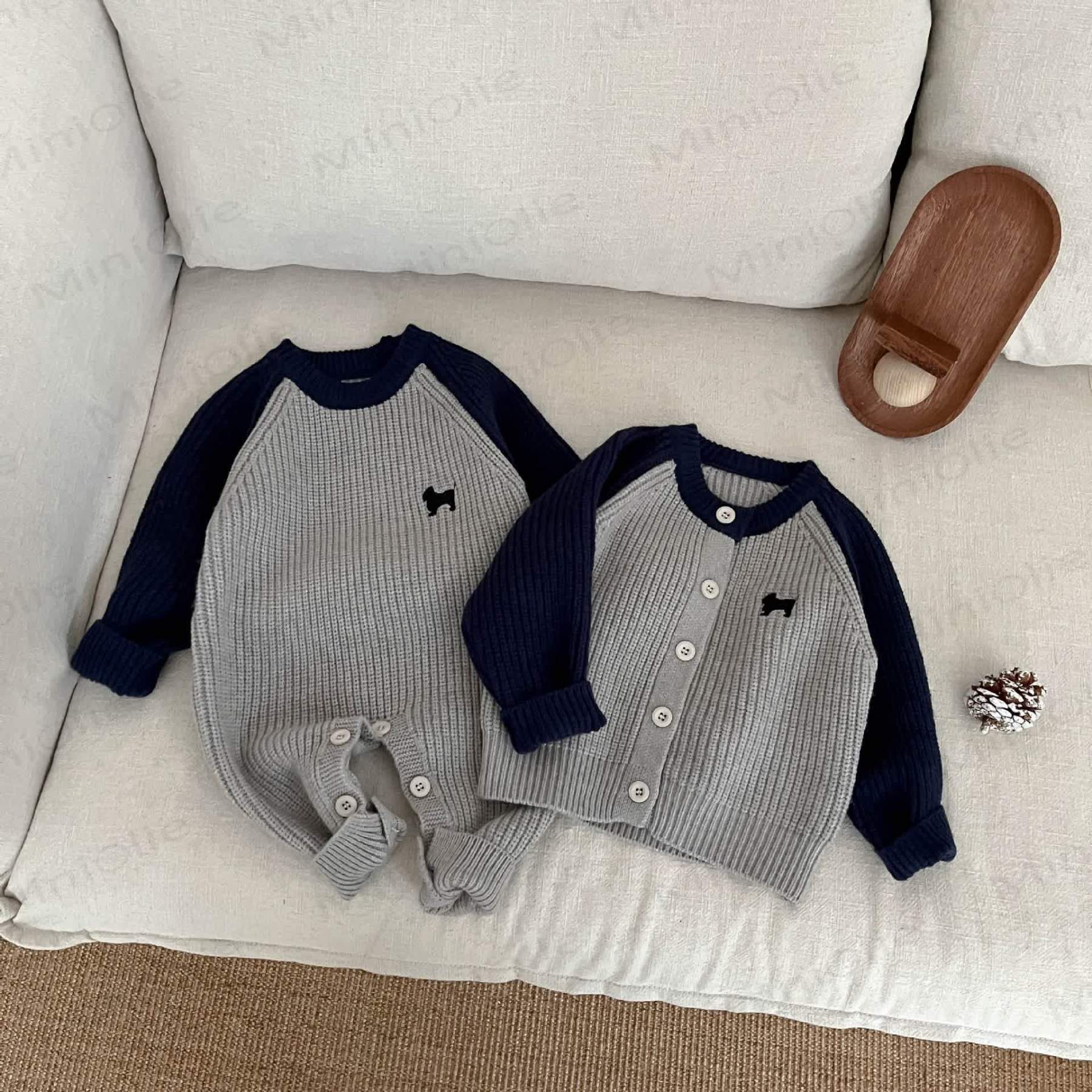 Baby Toddler Knitted Sweater/Romper - image 2