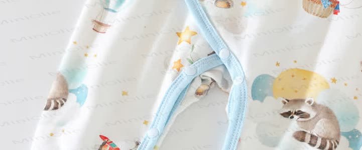  Baby Print Newborn Romper - image 5