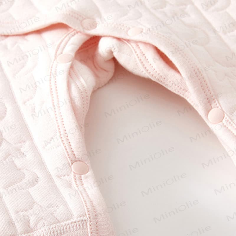 Baby Bear Quilted Kimono Romper - image 6