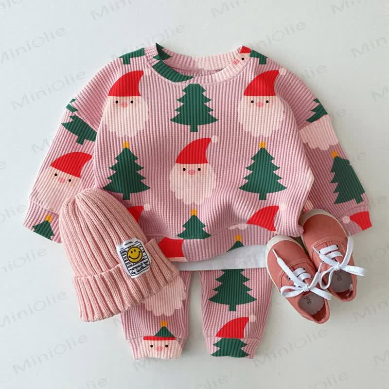 Baby Pink Santa Claus Tree 2-piece Set - image 1