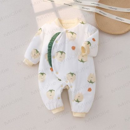 Baby Bunny Quilted Romper - image 2