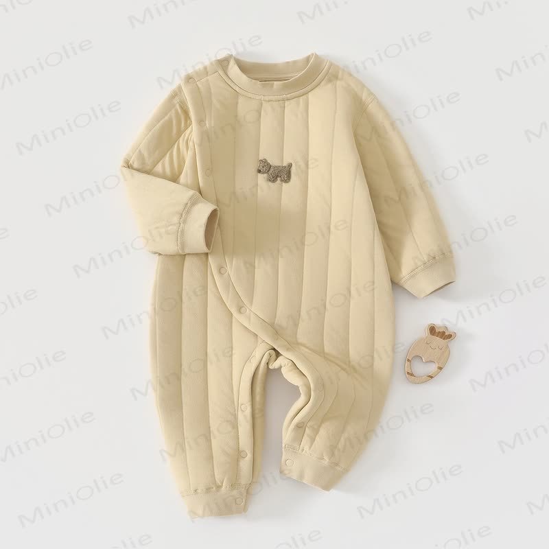  Baby Animal Cartoon Romper - Yellow - 18-24M - image 4
