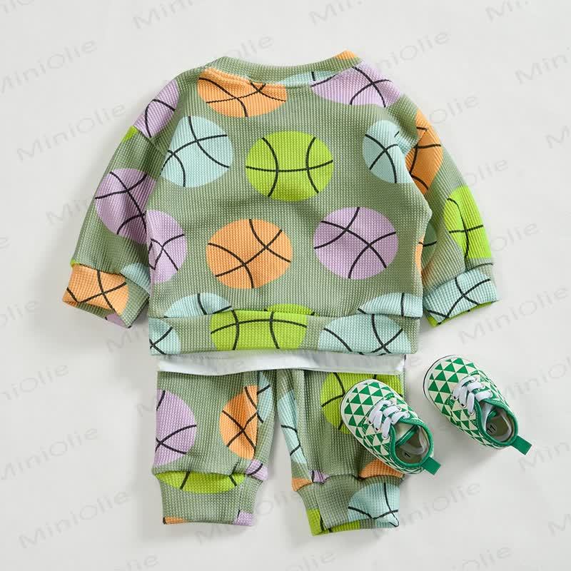 Baby Ball Green Waffle 2-piece Set - image 3