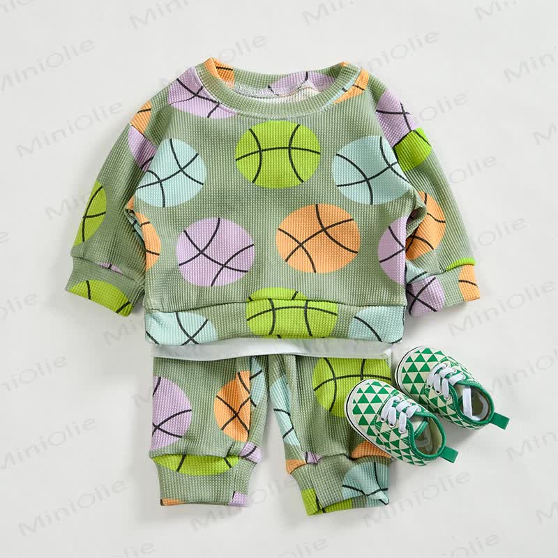 Baby Ball Green Waffle 2-piece Set - image 2