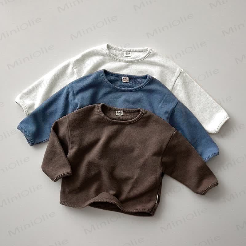 Baby Toddler Solid Color Loose T-Shirt - image 1