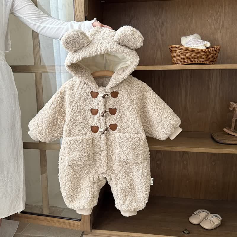 Baby Cute Hooded Romper - image 2