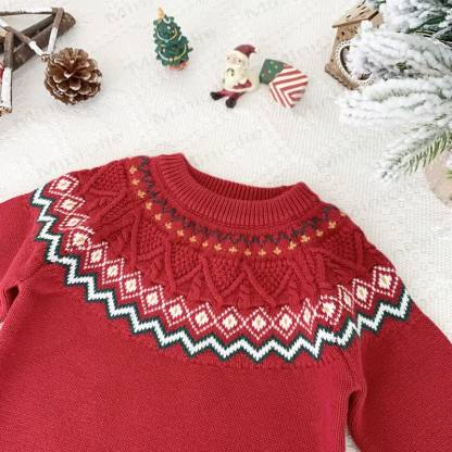 Kid Christmas Jacquard Sweater - image 4