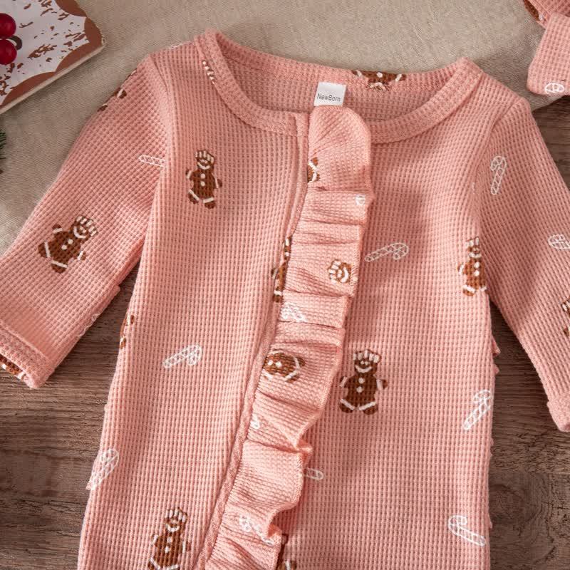 Baby Headscarf Christmas Romper - image 4