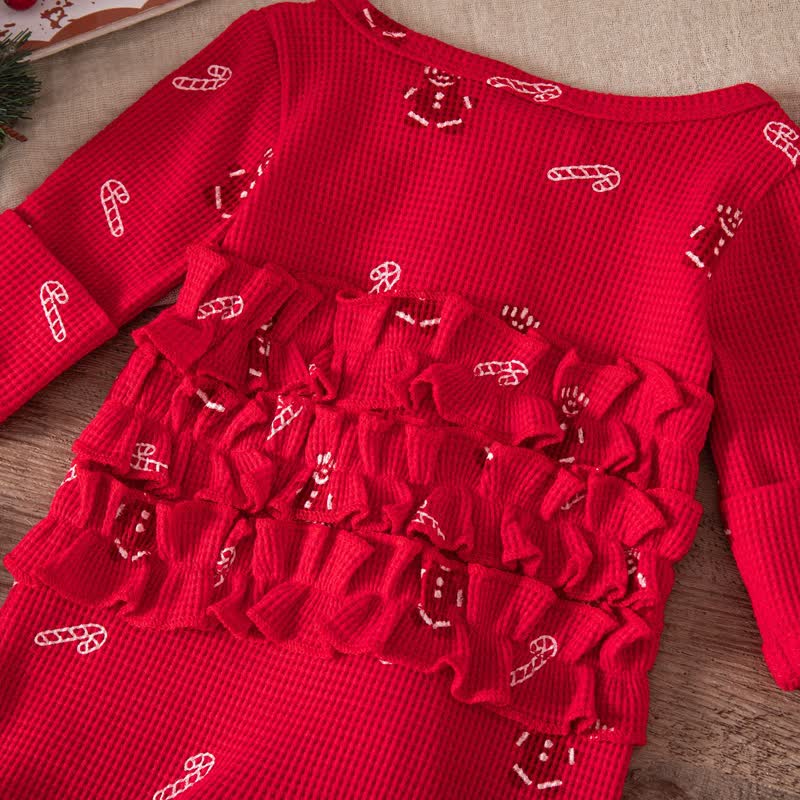 Baby Headscarf Christmas Romper - image 13
