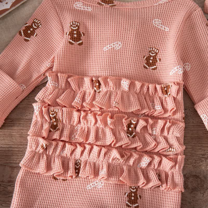 Baby Headscarf Christmas Romper - image 5