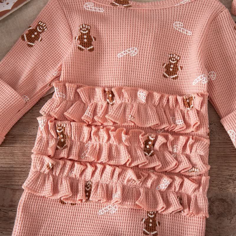 Baby Headscarf Christmas Romper - image 5