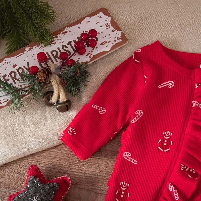 Baby Headscarf Christmas Romper - image 16