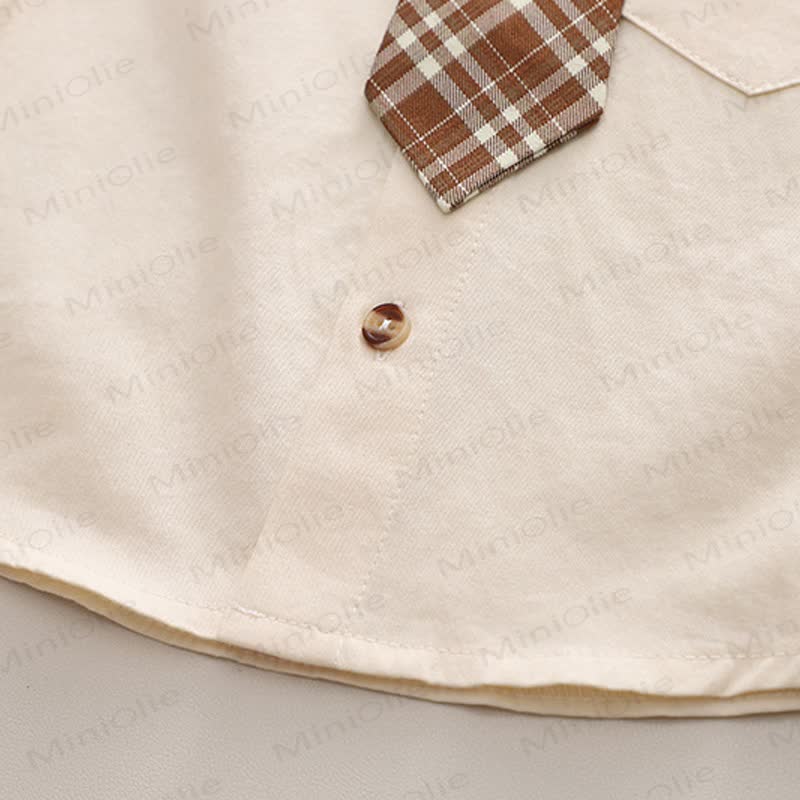 B Baby Toddler Boy Plaid 3-piece Set - image 23