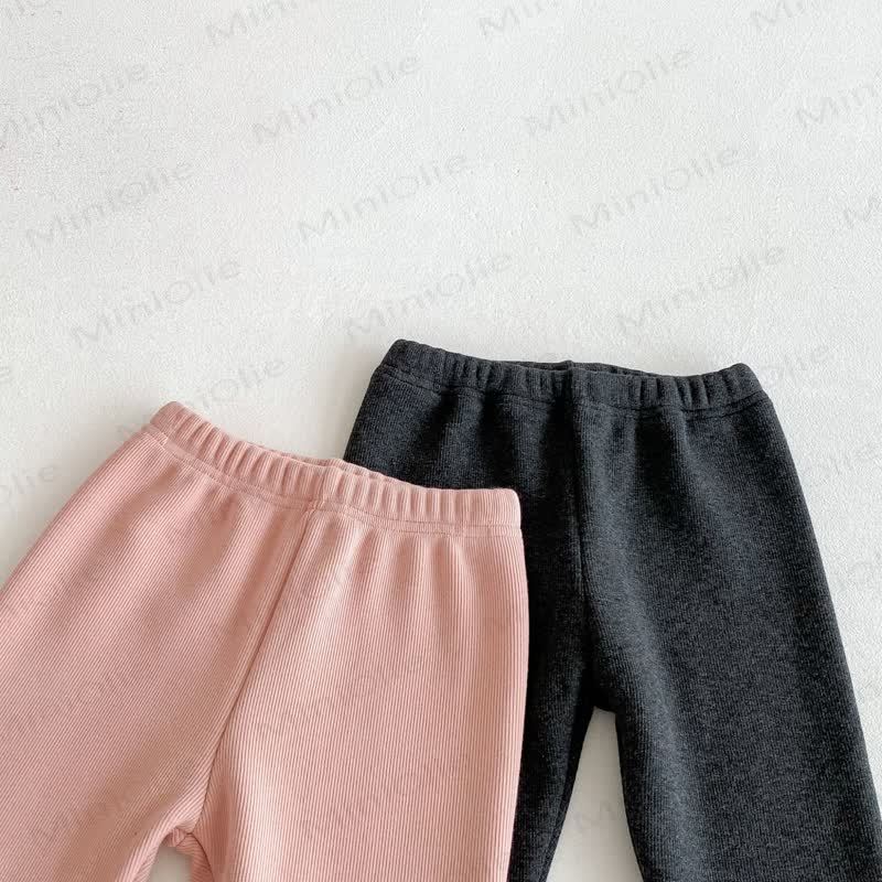 Baby Toddler Girl Knit Lace Fleece Lined Leggings - image 14