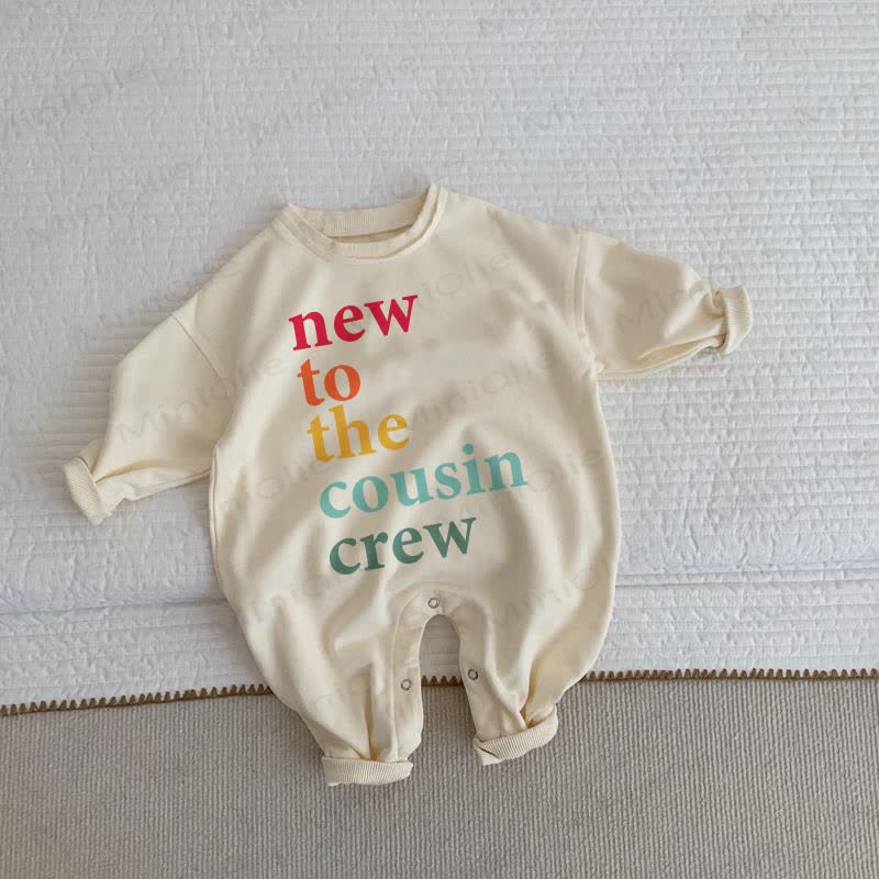 NEW TO THE COUSIN CREW Baby Toddler Beige Romper - Beige - 2-3T - image 1