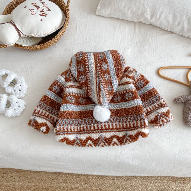 Baby Toddler Retro Fleece Outerwear - image 2