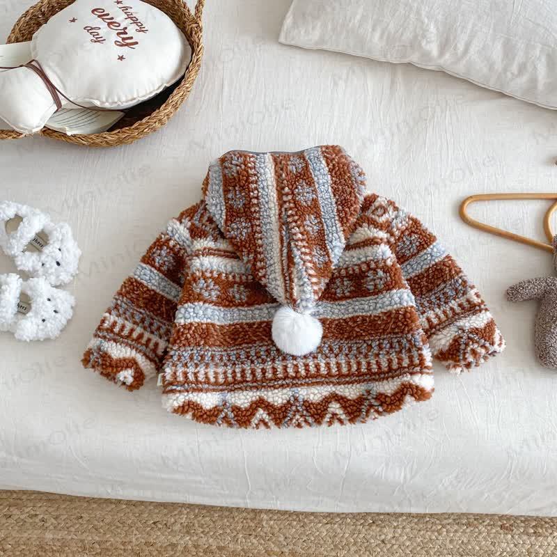 Baby Toddler Retro Fleece Outerwear - image 2