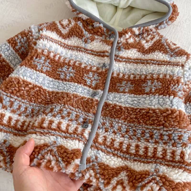 Baby Toddler Retro Fleece Outerwear - image 5