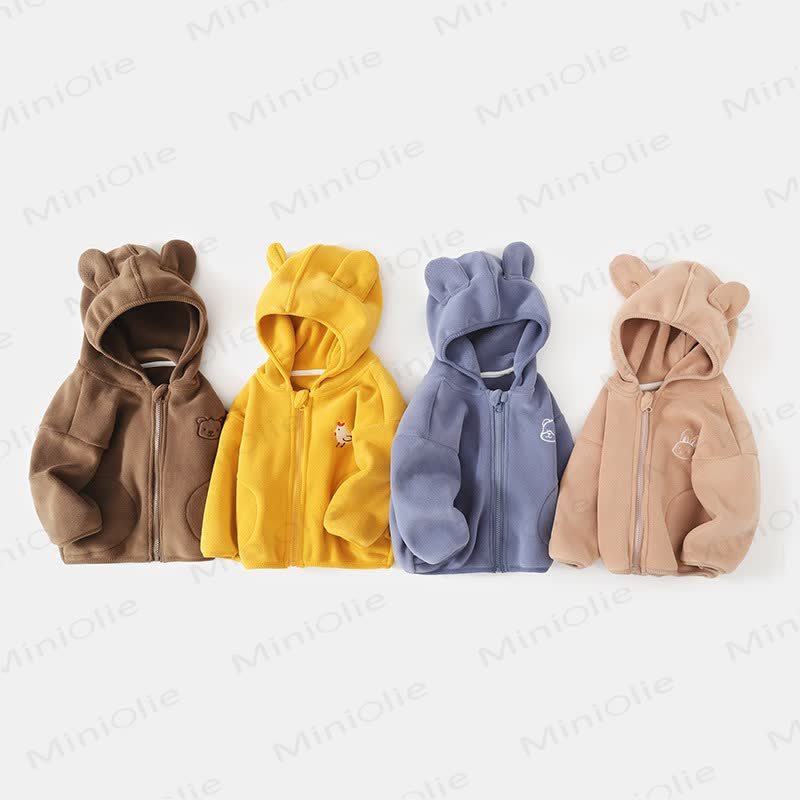 Baby Hooded Animal Cartoon Outerwear - image 2