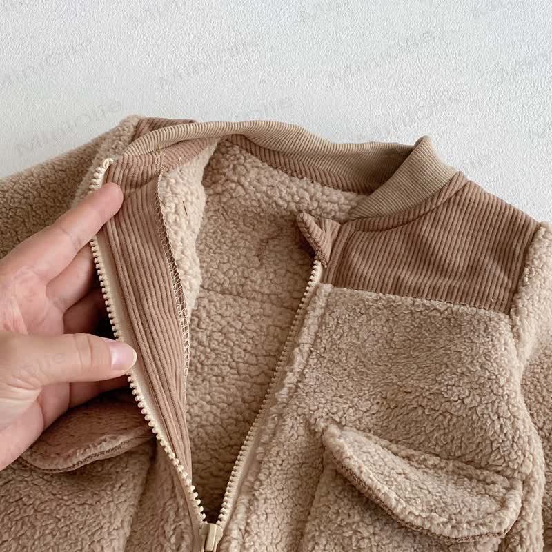  Baby Lamb Wool Warm Romper - image 4