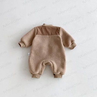 Baby Lamb Wool Warm Romper - image 3