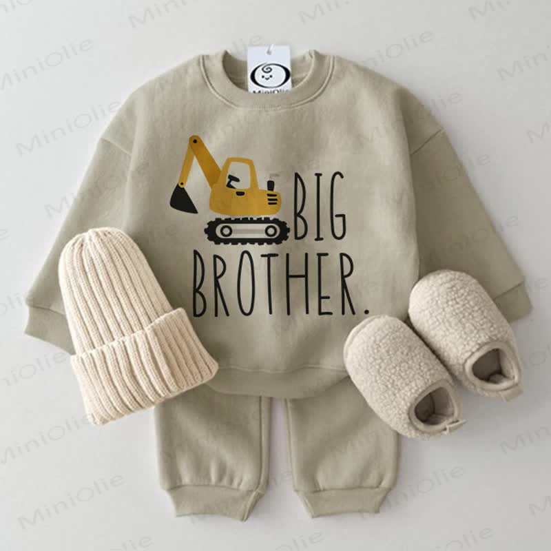 BIG BROTHER Baby Car Grey Green 2-piece Set - Grey Green - 2-3T - image 1