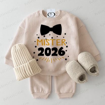MISTER 2026 Baby Bow Beige 2-piece Set - Beige - 2-3T - image 1