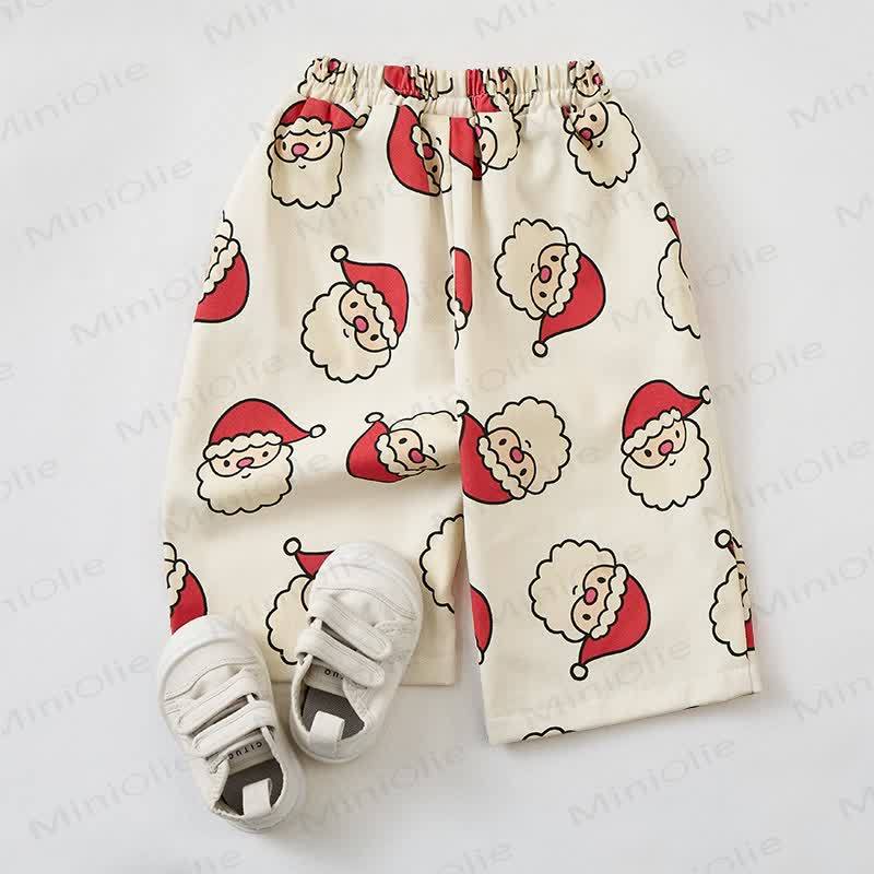 Baby Christmas Santa Apricot Pants - image 3