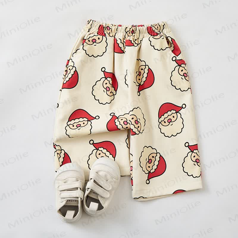 Baby Christmas Santa Apricot Pants - image 2