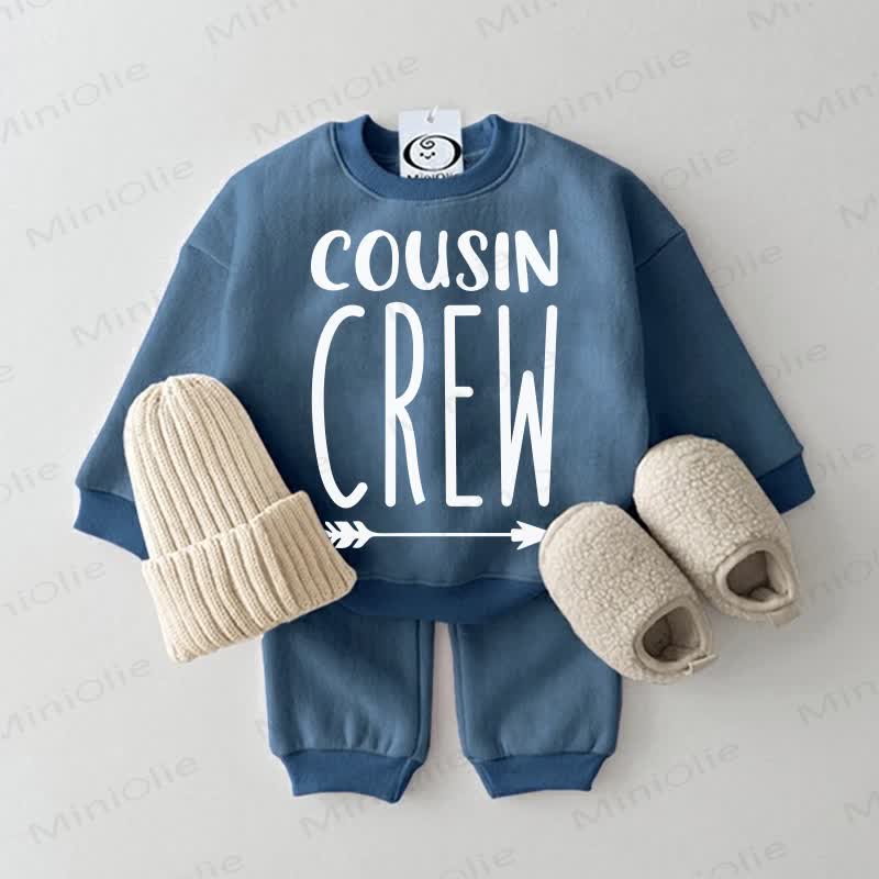  COUSIN CREW Baby Sweatsuit 2-piece Set - Blue - 2-3T - image 1