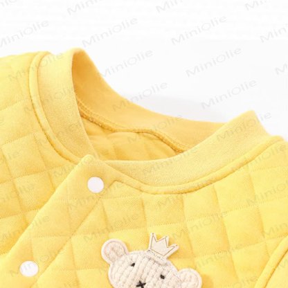 Baby Solid Color Quilted Vest Outerwear - image 7