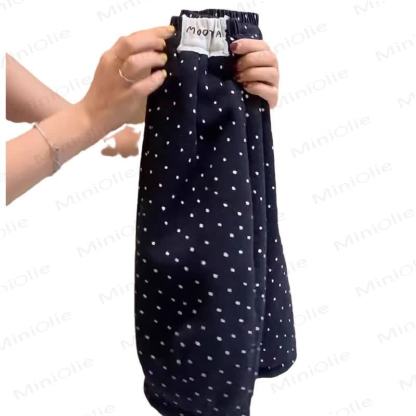 Baby Toddler Dot Fleece Lined Pants - image 3