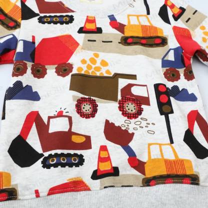  Toddler Boy Excavator Print Sweatshirt - image 4