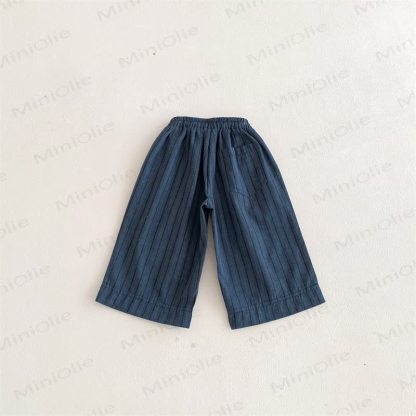 Baby Toddler Striped Linen Loose Pants - image 4