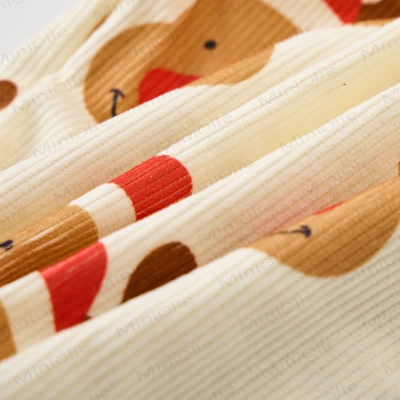 Baby Toddler Reindeer Corduroy Overalls - image 4