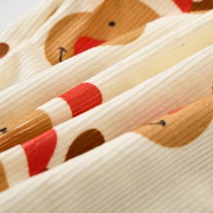 Baby Toddler Reindeer Corduroy Overalls - image 4