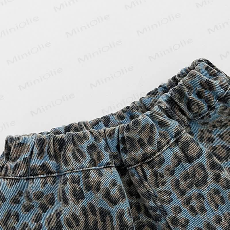 Baby Toddler Dinosaur Top Or Leopard Print Worker Pants - image 7