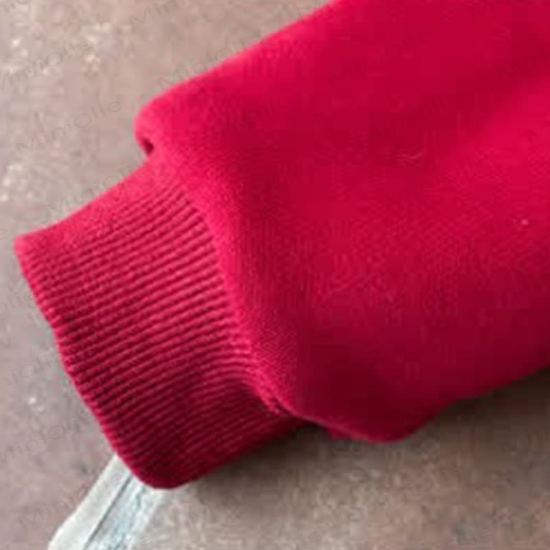 Baby Girl Bow Mesh Fleece Lined Dress - image 5