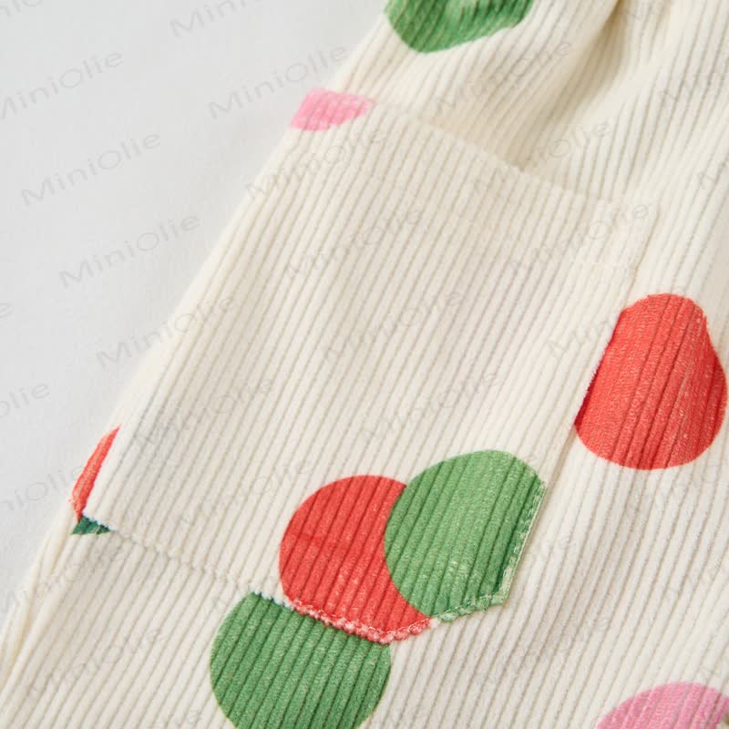 Baby Toddler Polka Dot Beige Pants - image 5