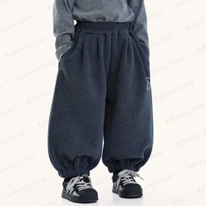 HAVE A GOOD TIME Toddler Kid Boy Bunny Fleece Pants - Grey Berber Fleece - 10Y - image 1