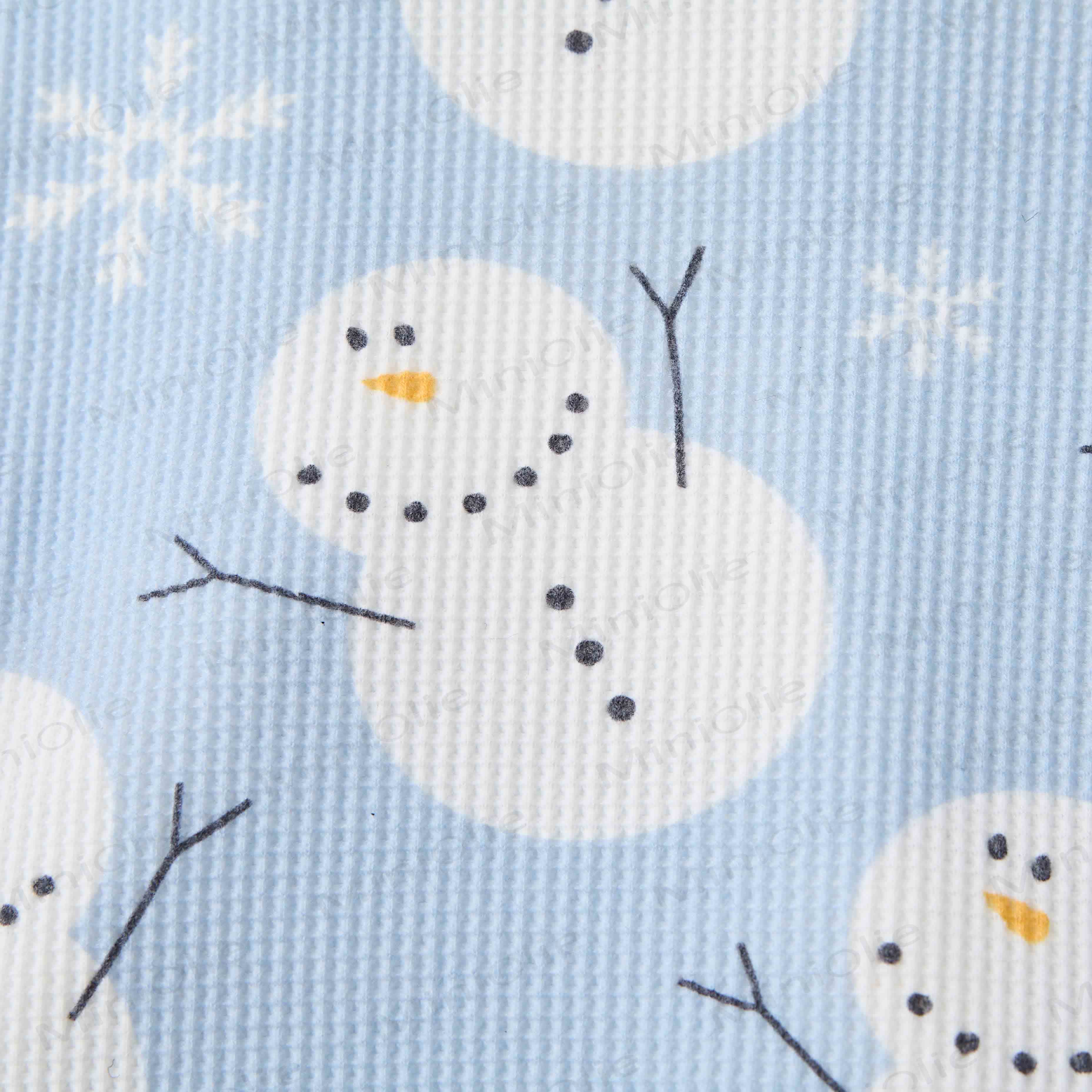 Baby Waffle Snowman Sweatshirt 2-piece Set - image 3