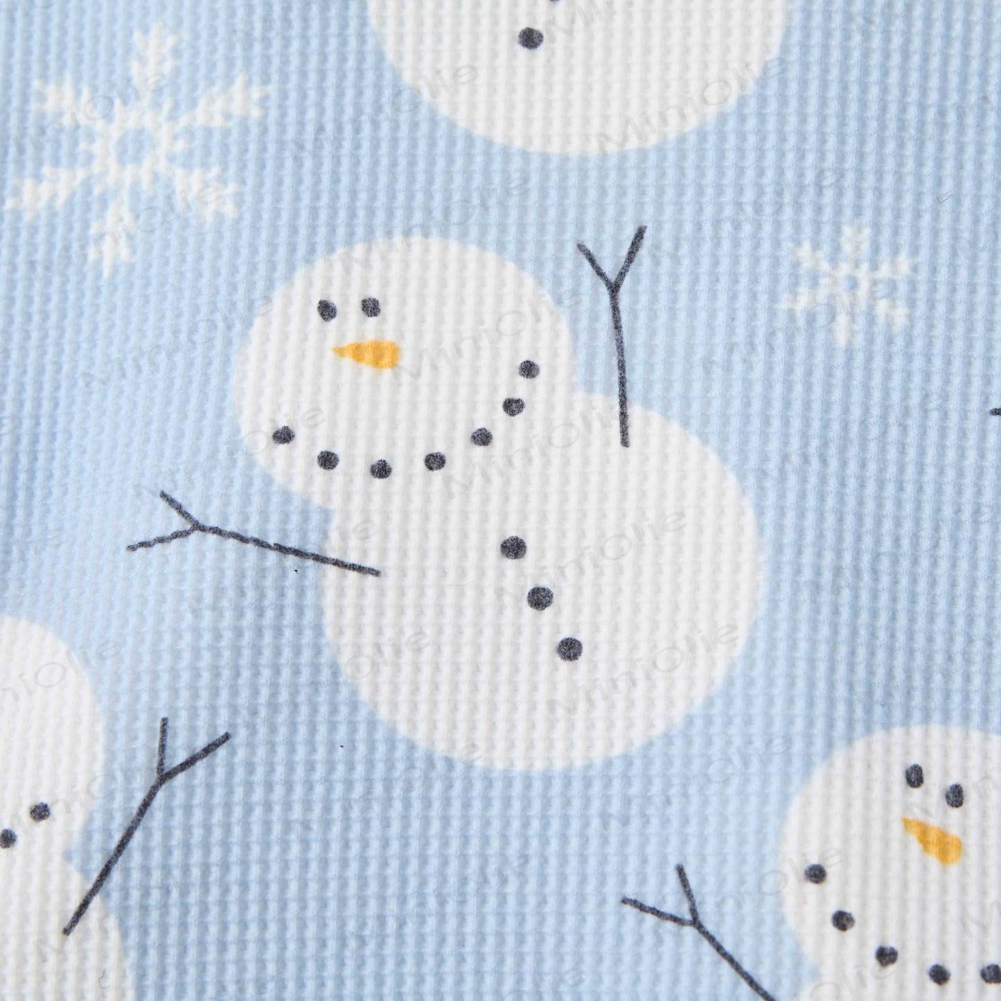 Baby Waffle Snowman Sweatshirt 2-piece Set - image 3